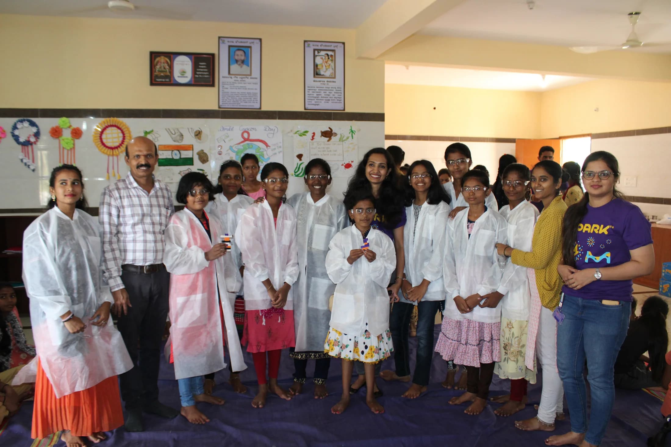 Community members gathered for a celebration