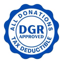 DGR approved mark supplied by the foundation